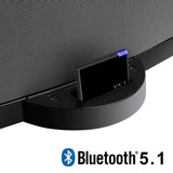 VIKEFON I-WAVE 30 Pin Bluetooth 5.1 Audio Receiver A2DP Music Mini Wireless Adapter For iPhone iPod 30Pin Jack Analog Speaker