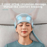 Electric Head Massager with Airbag Pressure Massage - Health Care, Heating Relief, Scalp Deep Relaxation, Physiotherapy, 360° Wrapping