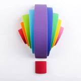 Silicone Stacking Educational Toys For Kids Creative Rainbow Building Blocks Shapes Sorting Preschool