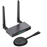 1 Set Network Extender HD Display Adapter -Compatible Wireless Transmission Video Transmitter Receiver