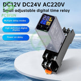 H3Y-2 4 Digital display time JSZ6 Power delay cycle control adjustable 220V 110V DC24V DC12V timer relay