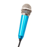 Portable 3.5mm Stereo Studio KTV Karaoke Mini Microphone For Cell Phone PC Mic