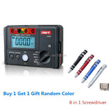 Range 0-40ohm-400ohm-4000ohm Earth Resistance Test AC Earth Voltage Tester Uni-T UT522 Earth Ground Tester