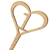 1-30 Love Hollow Digital Seat Flower Place Wooden Wedding Table Number Card Durable Easy To Use