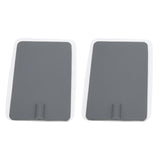 2pcs Silicone Soft Patch for Instrument Gray 7 x 11cm Reusable Physiotherapy Electrode Pad