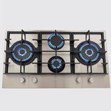 Four-burner gas/coal Built-in household natural European stainless steel gas stove