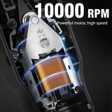 Resuxi New 10000 RPM High-speed Clipper Salons, High-power Men's Electric Hair Clippers for Home Use
