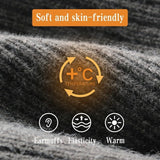 Thick Fleece ed Beanie Hats with Earflap, Warm Hat Men Women, Windproof Knit Skull Cap for Winter Outdoor