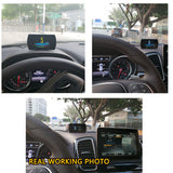 P12 HUD OBD2+GPS Dual System Smart Digital Meter Head Up Display Gauge Speed Fuel Read Fault Code Car Driving Computer