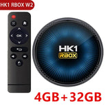 HK1 RBOX W2 Android 11 TV Amlogic S905W2 4GB RAM 64GB ROM 2.4G 5G Dual Wifi BT4.1 Media Player Set Top Box