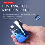 Quick Charging Mini Design Mens Blade Kemei Km-C30 Double Knife Head Usb Charging Full Body Washing Hair Shaver