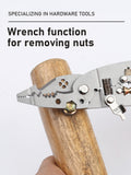 10 in 1 hand tool Multifunct Heavy Duty Universal Pliers Wire Stripper Cable Cutter Terminal Crimping Hand Tool
