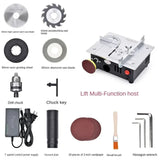 High-Precision Desktop Miniature Table Saw for DIY - Cut Acrylic, PCB, and Aluminum Alloy