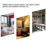 Salon Trolley Large Space Stainless Steel Frame Salon Rolling Storage Cart Universal Roller for Beauty Salons for Hair Salons