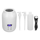 Massage Oil Heater LED Display Touch Control Temperature Adjust Essential Oil Bottle Warmer 110‑240V Single Bottle Oil Warmer