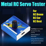 Aluminum Alloy ESC Electronic Speed Controller Checker For Drone Car Boat RC Servo Tester Durable