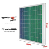 300W Solar Panel with 10A-100A Controller Set 18V ETFE Solars Plate for Home Outdoor RV Car Charging Emergency Energy Storage