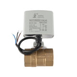 Long-Lasting Manual Power Electric Actuator DN32 w Control Ball Vae Brass Plastic Material OEM ODM Supported Water Media