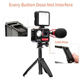 Sports with Dual Cold Shoe Mounts Selfie Mirror Protective Frame Camera Cage Accessories for Insta360 ONE RS
