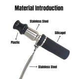 New Stainless Steel Hookah Pipe Mouthpieces Mouth Tips Water Pipes Sheesha Chicha Nargile Narguile Hose Hooka Accessories