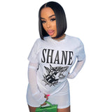 Women's Short Sleeve Long T-shirt