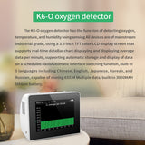 Desktop O2/RH/Temp. 3-in-1 Multifunctional Air Quality Detector Temperature Humidity Monitor Indoor/Outdoor O2 Meter Tester