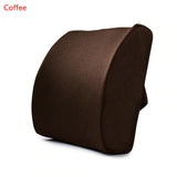 Memory Foam Car Seat Waist Cushion Lumbar Support Back Massager Waist Cushion Pillow Car Seat Home Pillows Can Relieve Pain
