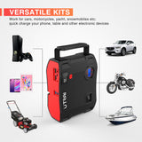 Utrai Jstar 5 Battery Charger Emergency Tool With Air Compressor 2000A Peak 12V 5W Flashlight Portable Car Jump Starter Factory