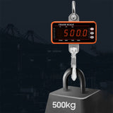 Digital Hanging with 65ft Remote Control Heavy Duty Crane Scale Dimmable LED Industrial Hook Scales 1500kg/1000kg/500kg