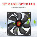 12cm Big 4 Pin High Speed Desktop Chassis Fan Large Air Volume PC Case Radiator