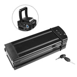 Secure Bike Battery Box Ebike Holder Case, Large Capacity, Perfect for Electric Vehicles, Black PVC Material