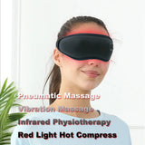 Red Light Therapy Eye Massager with Air Bag Vibration Relief Eye Dry Strain Dark Circles Fatigue Improve Sleep Beauty Eye Mask