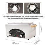 300W Dry Heat Sterilization hine High Temperature Metal Tool Cleaning Box with Timer Function for Salon Hairdressing Nail