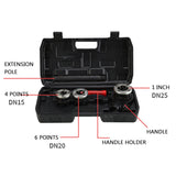 4 minutes - 1 inch hine, manual reamer thread wrench, reamer, gaanized pipe threading hine
