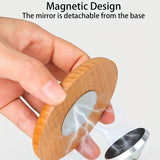 1pc Espresso Mirror, 360° Rotation Espresso Tools Flow Rate Observation Reflective Mirror With Magnetic Base