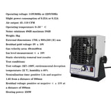 SL-001 ST-1111A ST-101A SL-801D PC Ionizing Air Blower Ion Anti-Static Eliminate Equipment ESD Desktop SIMCO Deionizing Fan
