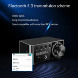 Mini HiFi Bluetooth 5.0 Power Class D Amplifier TPA3116 Digital Amp 50W*2 Home Audio Car Marine USB/AUX IN
