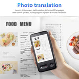 Upgrade 4G Translator T7 Intelligent Voice Translation 4.0 Inch Touch Screen Recording WIFI 138 Languag Translate Hot Sale Gift