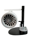 JetFan Desktop USB Fan NIKOLATOY Creative Engine Model3D Turbofan Red light Tail Flame Atomization Spray Devic