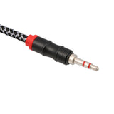 2 Meters Extension 3.5mm Jack to Male AUX Cable 3.5 mm Audio Extender Cord Braided Wire for Phones Amplifier