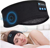 New Sleep Headphone Headband With Wireless Music Sports Sweat Absorption Hair Headband Built-in Sleep Music Eye Mask