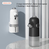 1pc Touchless Liquid Soap Dispenser, 11.8oz/350ml Capacity Wall-mounted Soap Dispenser, Smart Induction Electric Foam Machine, Bathroom Accessories