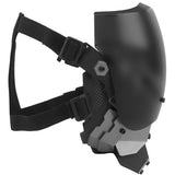 Cyberpunk Cosplay Commander Full Face Anti-fog Paintball Mask Double Sided Detachable Airsoft CS Protective Gear