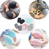 Crawling Anti Knee Pads Unisex Baby Toddlers Kneepads Non Slip Elastic Cotton Socks 5 Pairs
