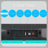 Bluetooth Bar Wired Wireless Surround Stereo Home Theater TV Projector System Super Power Sound Speaker Hot Sale