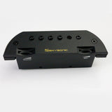 Skysonic T-903 Active Acoustic Guitar Sound Hole Pickup Humbucker with Microphone, Clear Sound with Tone and Volume Control