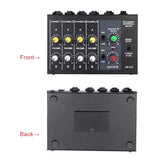 Studio Mixer Am-228 Ultra Compact Audio Sound Mixer Mixing Console Professional Sound Table Stage Monitor Low Noise 8 Channels