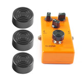 3PCS/6PCS/9PCS Footswitch Topper Protector ABS Bumpers for Guitar Effect Pedal Black Key Cap