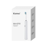 Cross-border intelligent ultrasonic button toothbrush KM-YS702 rechargeable adult oral cleaning electric toothbrush