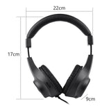 Wired Stereo Monitor Headphones Over-ear Headset with 50mm Driver 6.5mm Plug Recording Monitoring Music (NOT for PC)